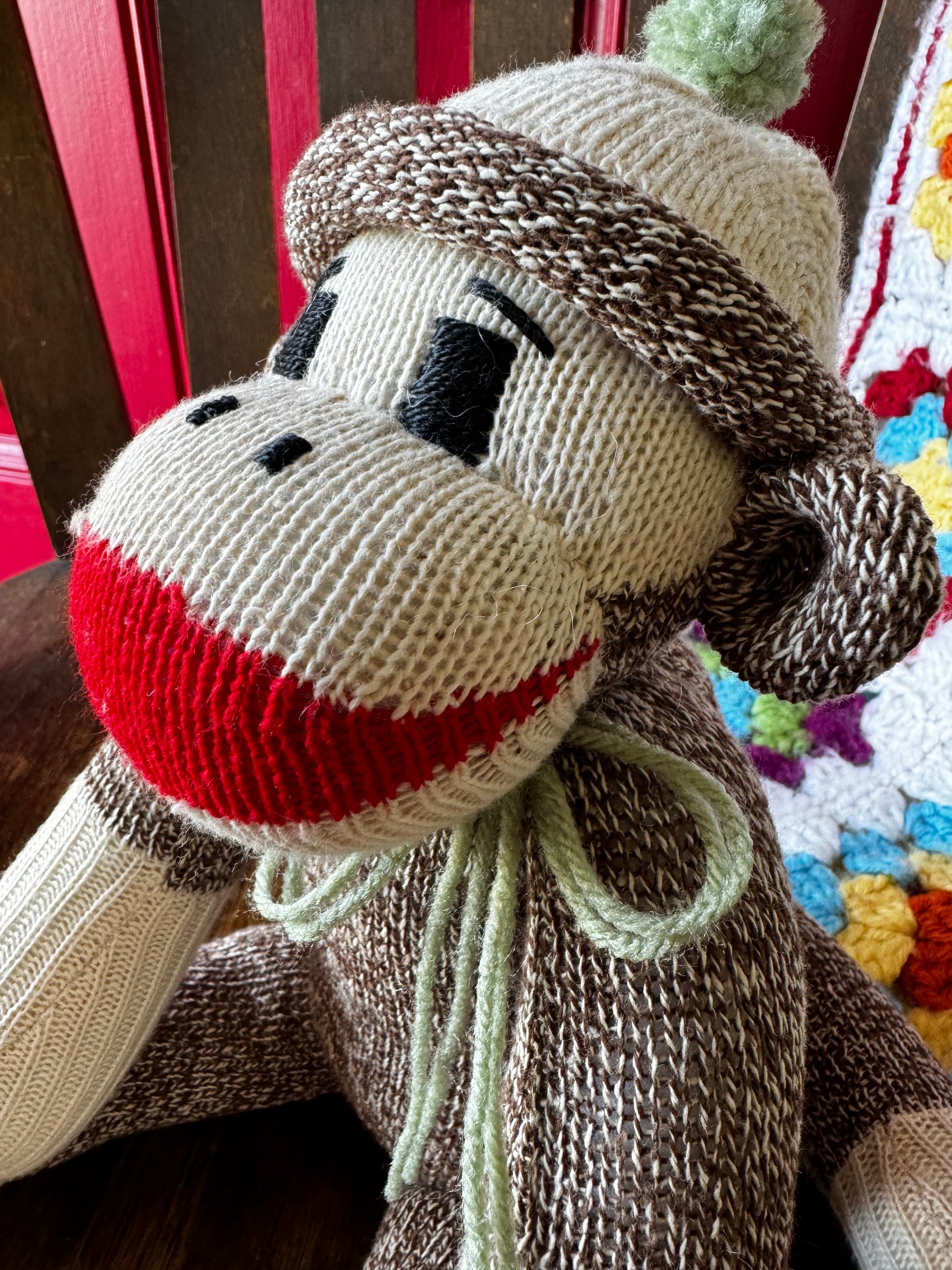 Sock Monkey Pg Tips Illustration Vintage Sock Monkey Traditional Red Heel  My Handmade Journey, image size:2400x3200